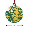 North Dakota State Camo Aluminum Holiday Christmas Tree Ornament - 3 of 4