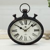 VIP Metal 9.5 in. Black Classic Wall Clock - 3 of 4