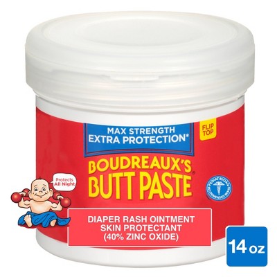 Boudreaux's Butt Paste Baby Diaper Rash Cream Maximum Strength - 14oz