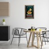 Stupell Industries Vintage Hotel Zurich with Lobster Black Framed Floater Canvas Wall Art - 2 of 4