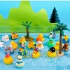 Joyfy 30 Pcs Rubber Ducks, Mini Rubber Duckie Toys for Kids Baby Bath Pool Toys, Christmas & Birthday Gifts, Easter Egg Fillers Party Favors - 4 of 4