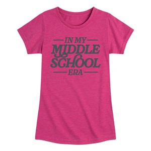 Girls' - Instant Message - In My Middle School Era Fitted Short Sleeve Graphic T-Shirt - 1 of 4