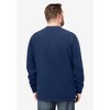 KingSize Bonded High Pile Fleece Waffle Henley - 3 of 4