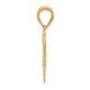 Black Bow Jewelry 14k Yellow Gold and White Rhodium Mom Heart Pendant, 16mm - 2 of 4