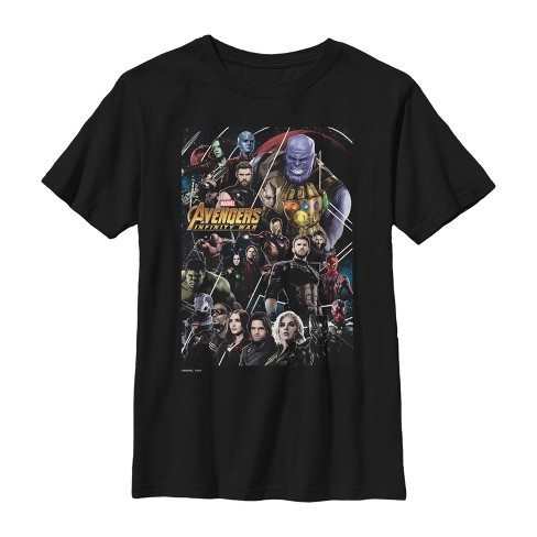 Boy's Marvel Avengers: Infinity War Character View T-shirt : Target