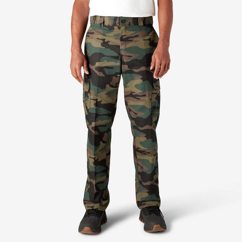 Dickies Men's Flex Regular Fit Straight Leg Work Cargo Pants Dark