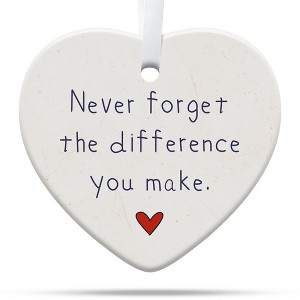 Thank You Gifts for Women, Nurse, Coworkers, Teacher, Retirement Farewell Going Away, Never Forget The Difference - 1 of 4