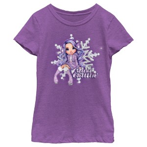 Girl's Rainbow High Just Chillin' Violet T-Shirt - 1 of 4