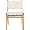 Taika Woven Leather Dining Chair (Set of 2) - DCH4000 - Safavieh - 2 of 4