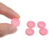Unique Bargains Resin DIY Craft Flat 4-Hole Sewing Buttons 100 Pcs - 4 of 4