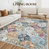 Area Rug, Rugs for Living Room, Washable Rug, Vintage Rugs for Entryway, Traditional Floor Cover, Thin Carpet, Kitchen Distressed Non Slip Mat - 4 of 4