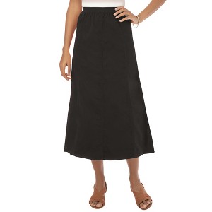 Jessica London Women's Plus Size Stretch Denim Jegging Skirt - 1 of 4