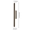 Rennnsan Selorine 23"W Hardwired Linear Modern LED Dimmable Wall Sconce in Black - 3 of 4