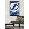 Trends International NHL Tampa Bay Lightning - Maximalist Logo 23 Framed Wall Poster Prints - 2 of 4