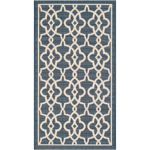 Courtyard Eeaufort CY6071 UV & Stain Resistant Non-Shedding Power Loomed Indoor/Outdoor Rugs - Safavieh - 1 of 3