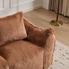 Kumasinova Large Bean Bag Chairs for Adults,Fluffy Loveseat Bean Bag Couch with 2 Pillows,Faux Fur Bean Bag Chair for Living Room,Bedroom - 3 of 4