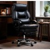 Mshliw Executive Office Chair with Footrest, High Back PU Leather Reclining Desk Chair, Ergonomic Swivel Computer Chair - 3 of 4