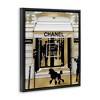 Stupell Industries Fashion Storefront Glam Poodle Black Framed Floater Canvas Wall Art - 3 of 4
