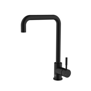 Elegant Lighting Levi Single Handle Pull Down Sprayer Kitchen Faucet in Matte Black - 1 of 4