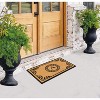 A1HC Natural Coir Door Mat 24x39, Anti-Shed Treated Durable Doormat for Outdoor Entrance Monogrammed - 4 of 4