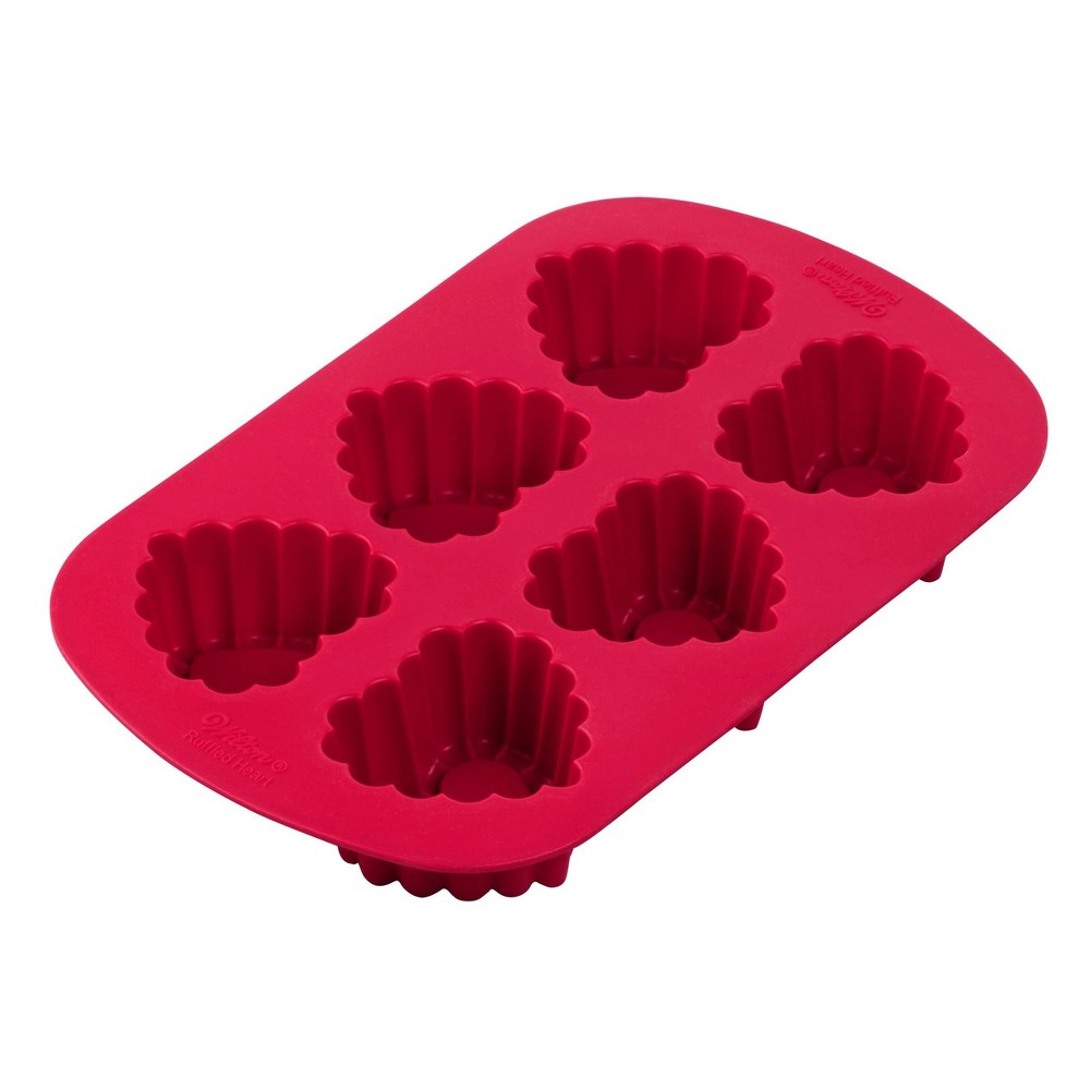 UPC 070896218612 product image for Wilton Silicone Non-Stick Heart Baking Mold Red | upcitemdb.com