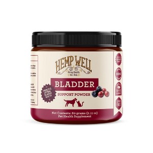 Hemp Well Bladder Support Powder - For Dog & Cat Urinary Health - 2.11 oz. - 1 of 4