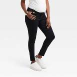 High-Rise Under Belly Skinny Maternity Pants - Isabel Maternity by Ingrid & Isabel™ Black