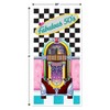 Beistle The Fabulous 50's Door Cover, 5' x 30", (2/Pkg) Multicolored - 4 of 4