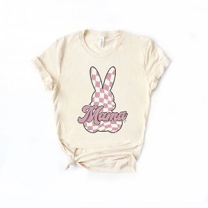 Simply Sage Market Women's Checkered Bunny Mama Short Sleeve Graphic Tee - 1 of 3