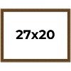 PosterPalooza | Flat Gold Picture Frame - UV Acrylic, Backing Board, Hanging Hardware Included - 2 of 4