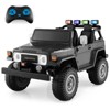 Costway 12V Licensed Toyota FJ40 RC 2 Seater Ride On Truck Car w/ Laser Light & Music RC w/ Laser Light & Music - 4 of 4