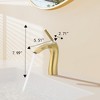 Grungis Single Handle Bathroom Sink Faucet,Bathroom Faucet for Home Sinks - 3 of 4