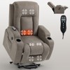 NicBex Recliner Chair for Elderly Power Lift Chair Massage Chair with Heating for Living Room Recliner with USB Ports and Cup Holders - 2 of 4
