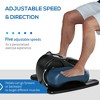 Dexmalle Under Desk Elliptical Machine with Remote Control and LCD Display,Black - 3 of 4