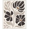Amanti Art 23"x28" Modern Petals II Neutral by Veronique Charron Framed Canvas Wall Art Print - 2 of 4