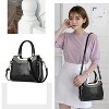 Stylish Textured Shoulder, Crossbody, and Handbag – Minimalist and Sophisticated Design Black - 2 of 4
