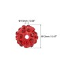 Unique Bargains Round Ball DIY Rhinestone Clay Beads for Jewelry Making 60 Pcs - 2 of 4