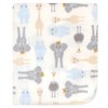 Hudson Baby Infant Boy Fleece Blankets, Royal Safari, One Size - 3 of 3