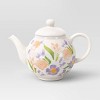 40 fl oz Stoneware Floral Tea Pot - Threshold™ - 3 of 4