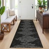 Modern Geometric Living Room Area Rugs with Stripped Lines, Indoor Contemporary Non Slip Floor Carpet for Bedroom - 4 of 4