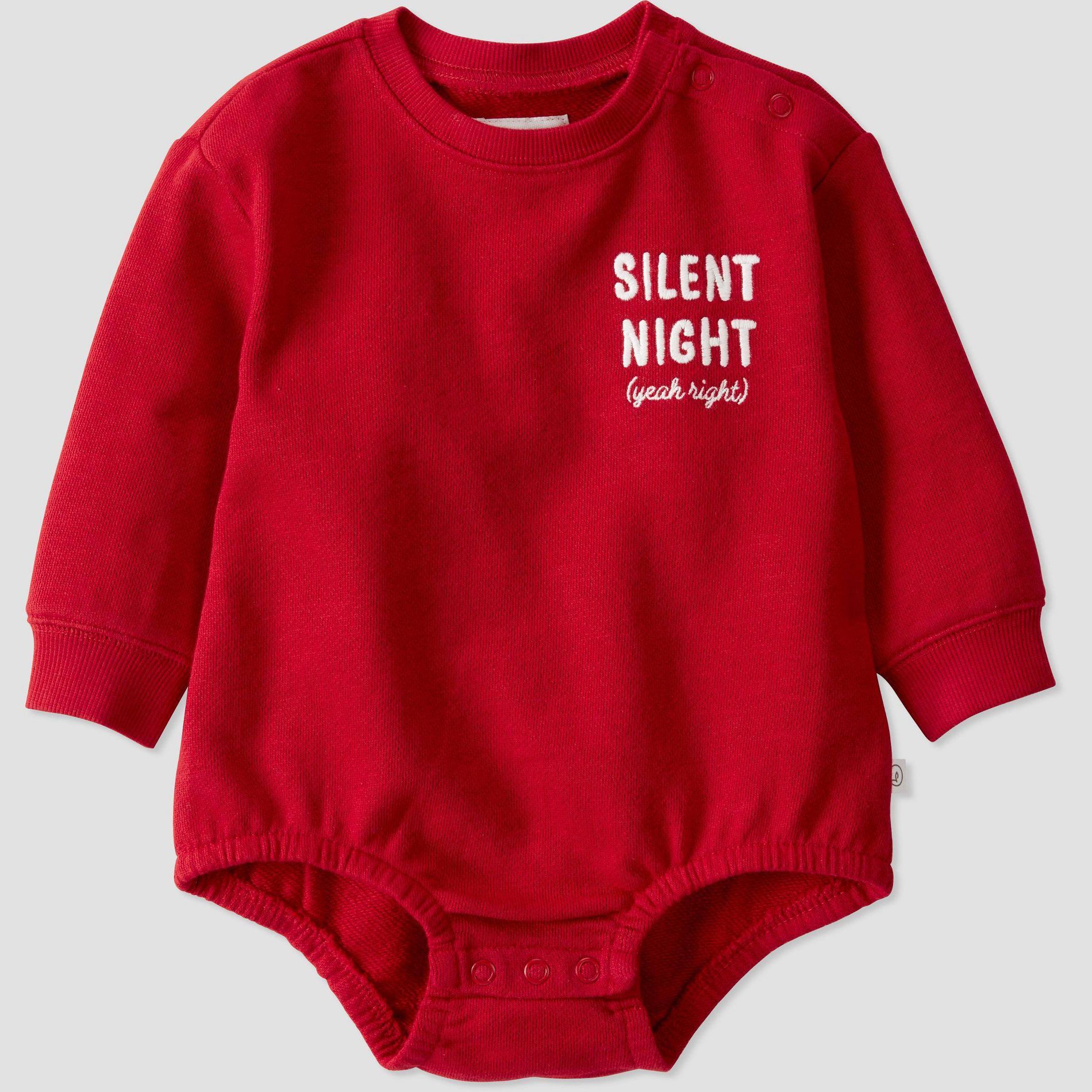 Little Planet By Carter's Organic Baby Holiday Bubble Romper - Red