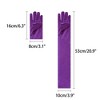 INSPIRE CHIC Women's Velvet Elbow Length Full Finger Gloves - 2 of 4