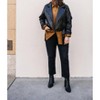 Women's CRINKLE SATIN SHIRT - b.young - 2 of 4