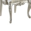 Acme Furniture 27" Bently Dining Chair Fabric and Champagne Finish: Faux Leather Upholstery, Wood Frame, Armrest - 3 of 4