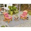 ARTPLAN Patio Chair Cushion,Tufted Adirondack Outdoor Chair Cushion,Wicker High Back Outdoor Seat Cushion,Set of 4,21"X21"X4" (4 Pack) - 3 of 4