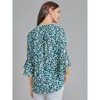 Jones New York Flutter Sleeve Blouse - 3 of 3