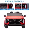 24V Licensed Cadillac Ride On Truck Car for Kids,2 Seater Electric Vehicle w/Parent Remote Control - 3 of 4