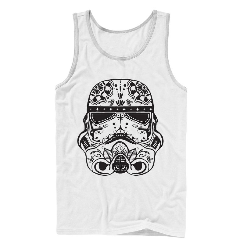 Men's Star Wars Ornate Stormtrooper Tank Top, 1 of 5