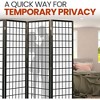Folding Room Divider for Privacy with Japanese-Inspired Design, 4-Panel, Lightweight, Versatile Decor Solution - 4 of 4