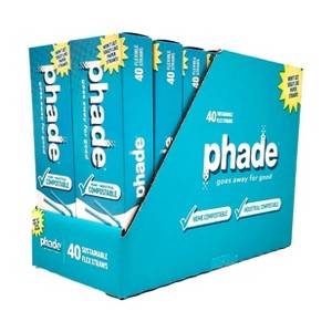 Phade Flex Disposable Straw - 8.25" - 40ct - 1 of 3